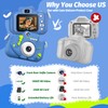 Upgrade Dinosaur Kids Camera, Christmas Birthday Gifts for Girls Boys