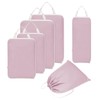 Narwey 6 Set Compression Packing Cubes for Backpack and Suitcases,