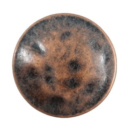 Bezelry 12 botones de vástago de metal nostálgico de 25 mm (cobre antiguo)