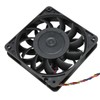 120mm Computer Case Fan Double Ball Bearing Support PMW Temperature