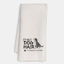 Mancheng-zi Beagle Gifts Kitchen Towels, 16x24 Inches, Cotton, Classic, Beagle/Dog Pattern