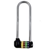 4 Digit Combination Padlock - 12cm/5 inch with Long Shackle