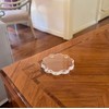 GRAHAM DESIGN Scalloped Acrylic Drink Coaster Set 4‑Pack with Circular