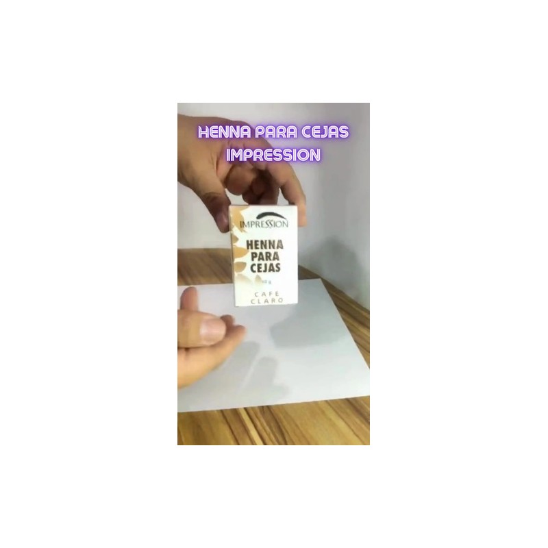 Kit Henna Cejas Hd Tipo Microblading Semipermanente En Polvo