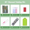 GHHKUD Diamond Painting Kits Landscape for Adults, DIY 5D House