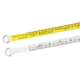 WINTAPE 2 m Tape Measure Body 200 cm / 80 Inch, Measuring Tape with Automatic Rolling, Measuring Tape, Tailor's Measuring Tape, for Measuring Diameter in mm (Orange)