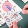 2 Pieces Sticker Tweezers, Cute Craft Tweezers for Stickers, Scrapbooking,