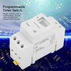 THC15A Timer Switch, 220-240VAC 16A Digital LCD Power Weekly Programmable