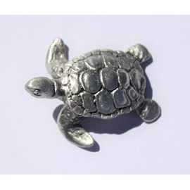Hastings Pewter Company Lead Free Pewter Sea Turtle Figurine statue decoration