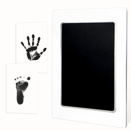 Tubuui 1-Pack Baby Footprint Kits,Inkless Hand and Footprint Kit,Clean Touch Baby Handprints and Footprints Kits,No Mess Ink Pad for Baby Hand and Footprints,Baby Shower Gifts for New Moms