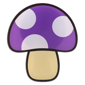 Smartphone Grip Korean Smartphone Ring Stylish Smartphone Grip Smartphone Drop Prevention Smartphone Stand Mushroom Funny Women's Men's Pair (Purple)