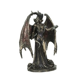 Veronese Design 9" Tall Lilith The First Woman Cold Cast Resin Antique Bronze Finish Fantasy Gift Statue