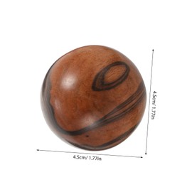 Ipetboom 2Pcs Hand Exercise Balls Natural Acupressure Massage Balls for Muscle Relief Dexterity Improvement Stress Reduction for Elderly Rehabilitation and Hand Therapy