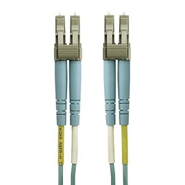 Belkin 10-Meter OM4 40/100Gb Aqua Fiber Optic Cable (F3F004 to 10M)