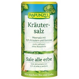 Rapunzel Organic Herb Salt with 15% Herbs and Vegetables (2 x 125 g)