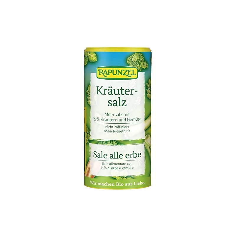 Rapunzel Organic Herb Salt with 15% Herbs and Vegetables (2