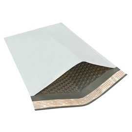 StarBoxes 50 Poly Bubble Mailer Bags 8.5x14.5" - #3 Pouches Envelopes White Self-Sealing