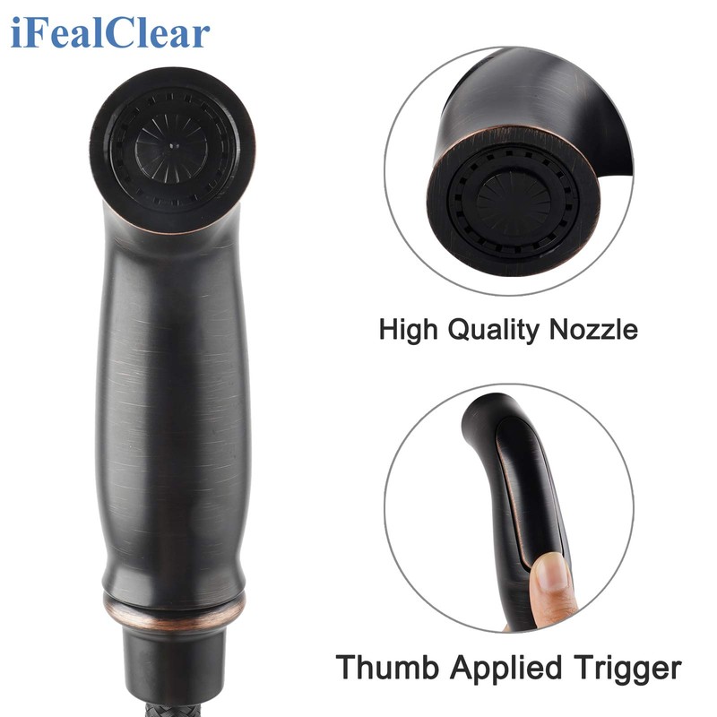 iFealClear Kitchen Sink Side Sprayer, Kitchen Sink Faucet Replacement Parts