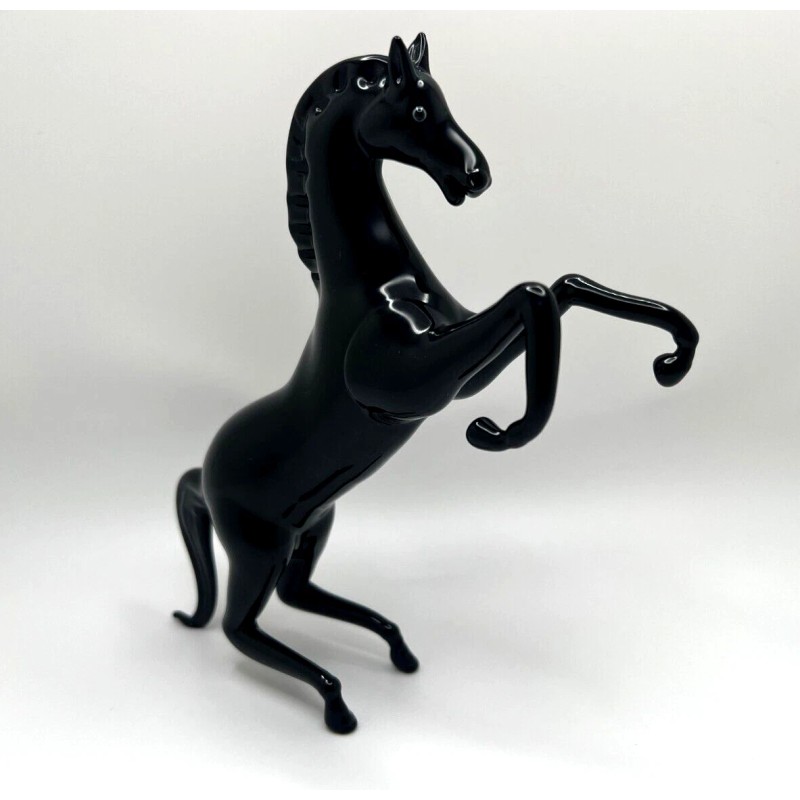 Murano Glass, 4 1/2 inches, Handcrafted Unique Standing Arabian Horse