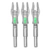 3PCS Lighted Nocks for Arrows Plastic Auto Lighting Archery Arrow
