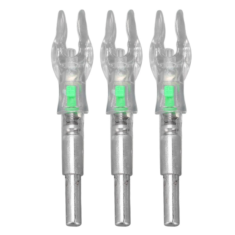 3PCS Lighted Nocks for Arrows Plastic Auto Lighting Archery Arrow