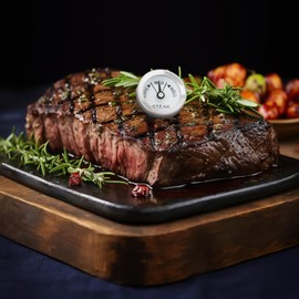 COM-FOUR® 3X Roasting Thermometer Made of Stainless Steel - Analogue Meat Thermometer - Grill Thermometer - Meat Needle - 7 cm (03 Pieces - Small)