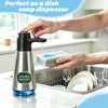 EEKEDO Stainless Steel Soap Dispenser for Hand Soap & Dish