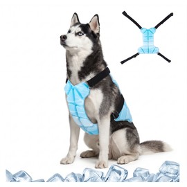 Dry-Chill Dog Cooling Vest – Adjustable Summer Jacket for Hot Weather