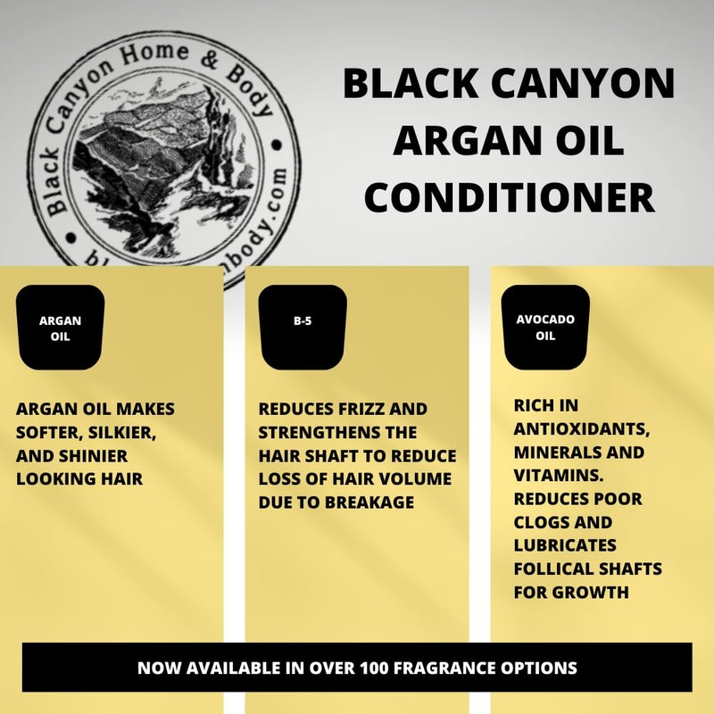 Black Canyon Caramel Popcorn Scented Argan Oil Hair Conditioner, 16