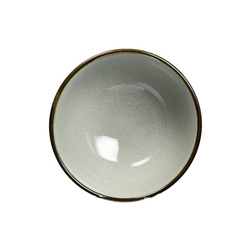 Hasami Ware 60118 Rice Bowl, Flower Makeup Pattern, Blue, Made
