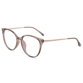 Firmoo Blue Light Blocking Glasses Women Men, Anti Glare Reduce Headaches UV400, Stylish Round Frame Glasses for Computer Screen