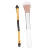 ORFOFE Double-ended Makeup Brush Highlighter Eye Shadow Easy to Clean