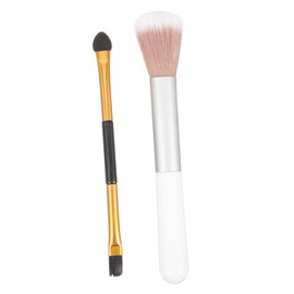 ORFOFE Double-ended Makeup Brush Highlighter Eye Shadow Easy to Clean for Makeup Looks