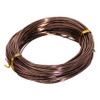 15.5 Metres Brown Aluminium Craft Wire, 16 Gauge 1.5 mm