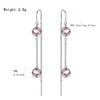 Baseball Earrings for Women Sterling Silver Sports Earrings Dangle Drop