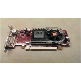 ATI Radeon HD 2400XT 256MB low profile graphics card (half size bracket, DMS-59 to dual DVI adapter)