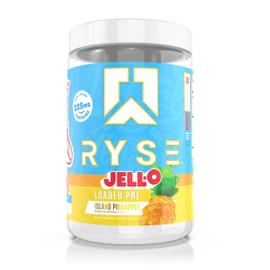 RYSE Up Supplements Ryse Loaded Pre Workout Powder Supplement for Men & Women | Pumps, Energy, Focus | Beta Alanine + Citrulline | 325mg Caffeine | 30 Servings (Jell-O Island Pineapple)