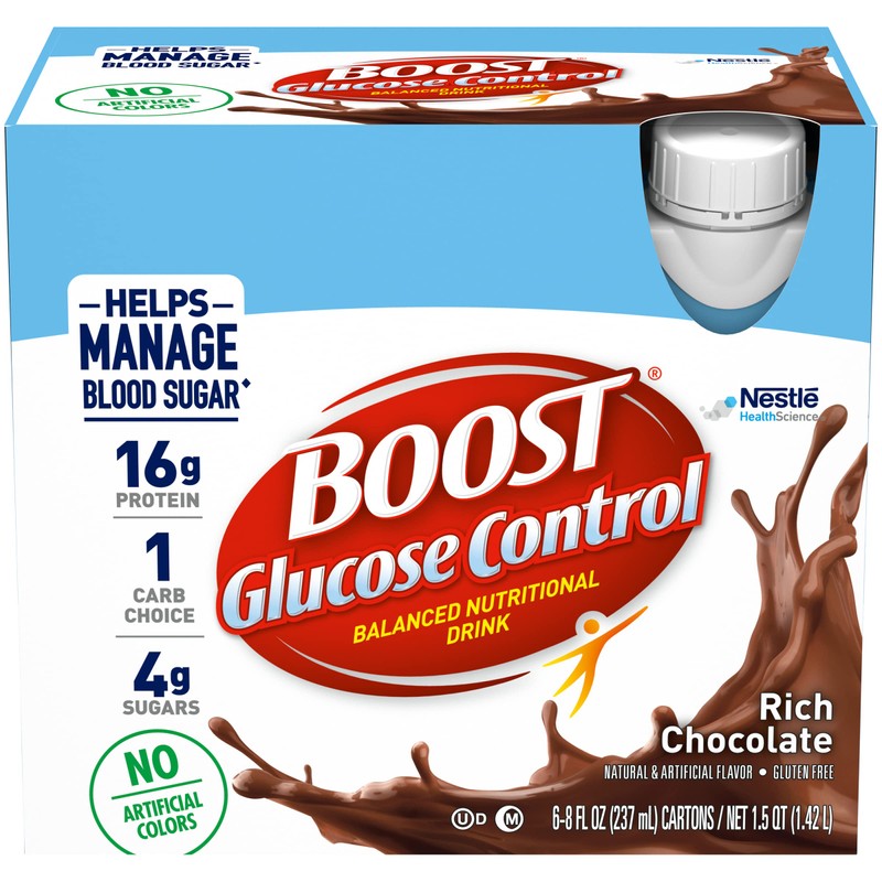 Boost Glucose Control Rich Chocolate Ready To Drink, 8 oz.,