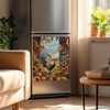 Yatixapu Magnetic Dishwasher Cover, Rooster Sunflower Fridge Door Cover Magnetic,