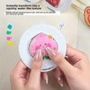 CLAFTLAB SAIL Sponge Paper, 20 Sheets, Heart Shaped Round Set,