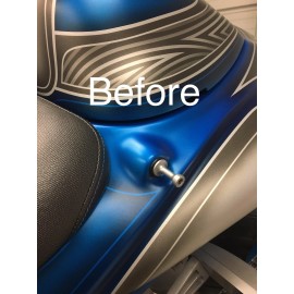 2 Wheel Grilles 99-20 Suzuki Hayabusa SS Flush Mount Cargo Net Tie Down Bolts Frankenstein Bolts