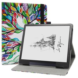 LiuShan Compatible with BOOX Tab Ultra case,BOOX Tab Ultra C case,PU Leather Slim Folding Stand Cover for 10.3" BOOX Tab Ultra/BOOX Tab Ultra C Pro/BOOX Tab Ultra C ePaper Tablet,Love Tree