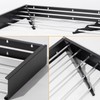 Legines Wall Mounted Clothes Drying Rack 32", Foldable Wall Mount