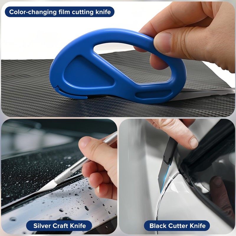 Seconero 37Pcs Car Window Tint Kit with Multiple Vinyl Squeegees