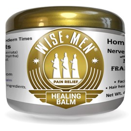 Wise Men Healing Balm with Myrrh and Frankincense Essential Oils for Neuropathy, Sciatica and Nerve Pain Massage and Skin Moisturizing