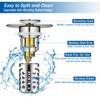 Universal Bathroom Sink Stopper, Pop Up Sink Drain Strainer Plug