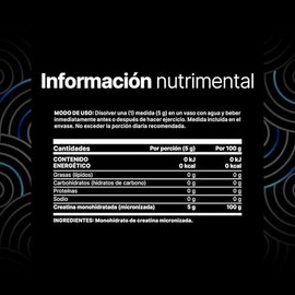 B Life Creatina Monohidratada 310 g en polvo | 62 Servicios | 5 g por porción | Alta Pureza | Creatine Monohydrate.