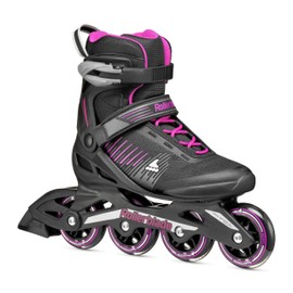 Rollerblade Zetrablade Women's Adult Fitness Inline Skate, Black and Pink, Performance Inline Skates