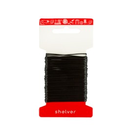 Necklace Cord, Waxed Cotton Cord for Jewellery Making and Craft Projects (Black - 1mm)