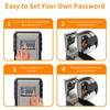 UPGRADE Extra Large Capacity Key Lock Box, Weatherproof Wall Mount